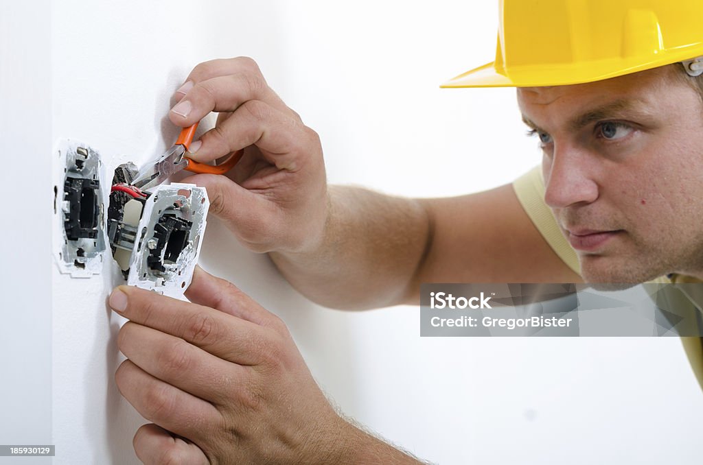 Elektriker - Lizenzfrei Aktivitäten und Sport Stock-Foto