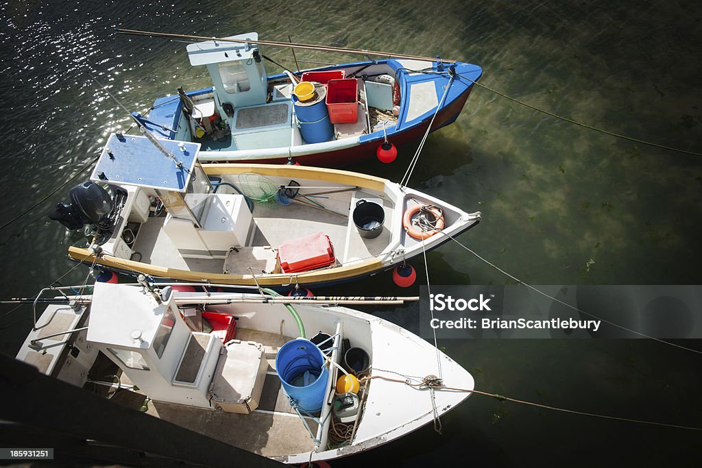 Trzy łodzi rybackich - Zbiór zdjęć royalty-free (Bez ludzi)