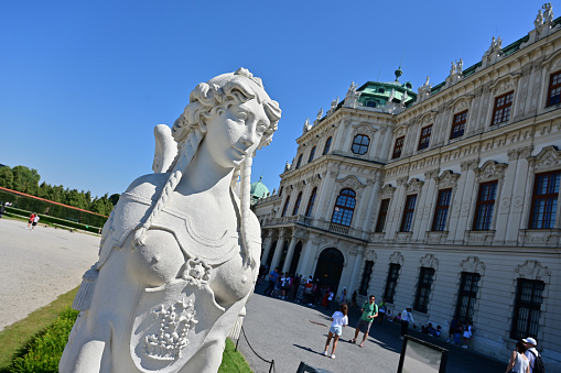 Baroque Belvedere Palace in Vienna - Upper Belvedere