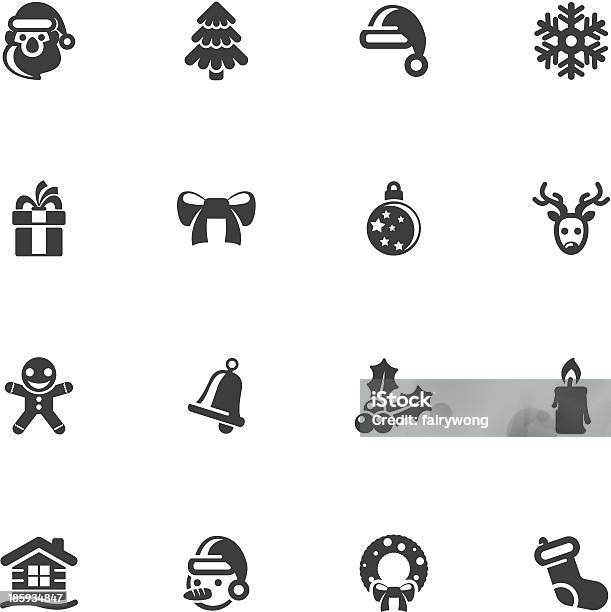 Many Different Christmas Computer Icons Stock Illustration - Download Image Now - Bell, Box - Container, Candle