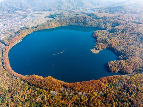 istock Volcano Forest Park in Autumn 1859352908