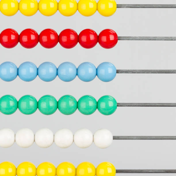 istock Close-up of an abacus on a white background 185936580