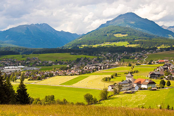 istock mountain village in Austria 185936653