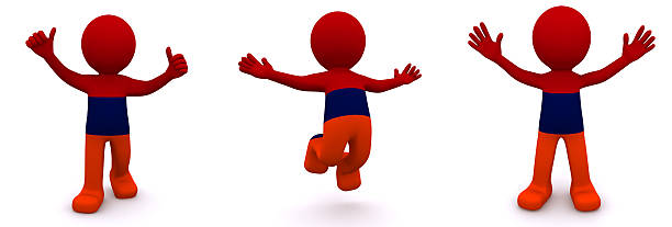istock 3d character textured with flag of Armenia 185938352