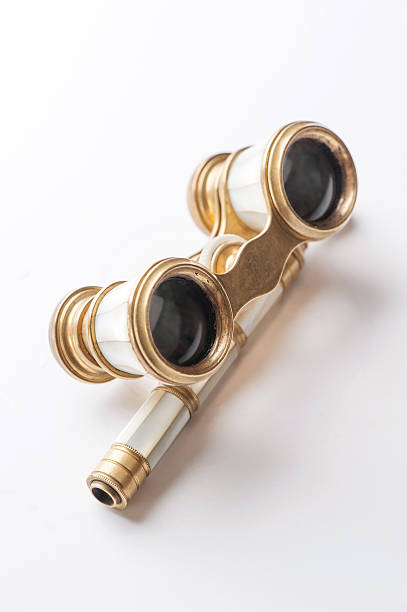 istock Elegant vintage small theater binocular 185941317