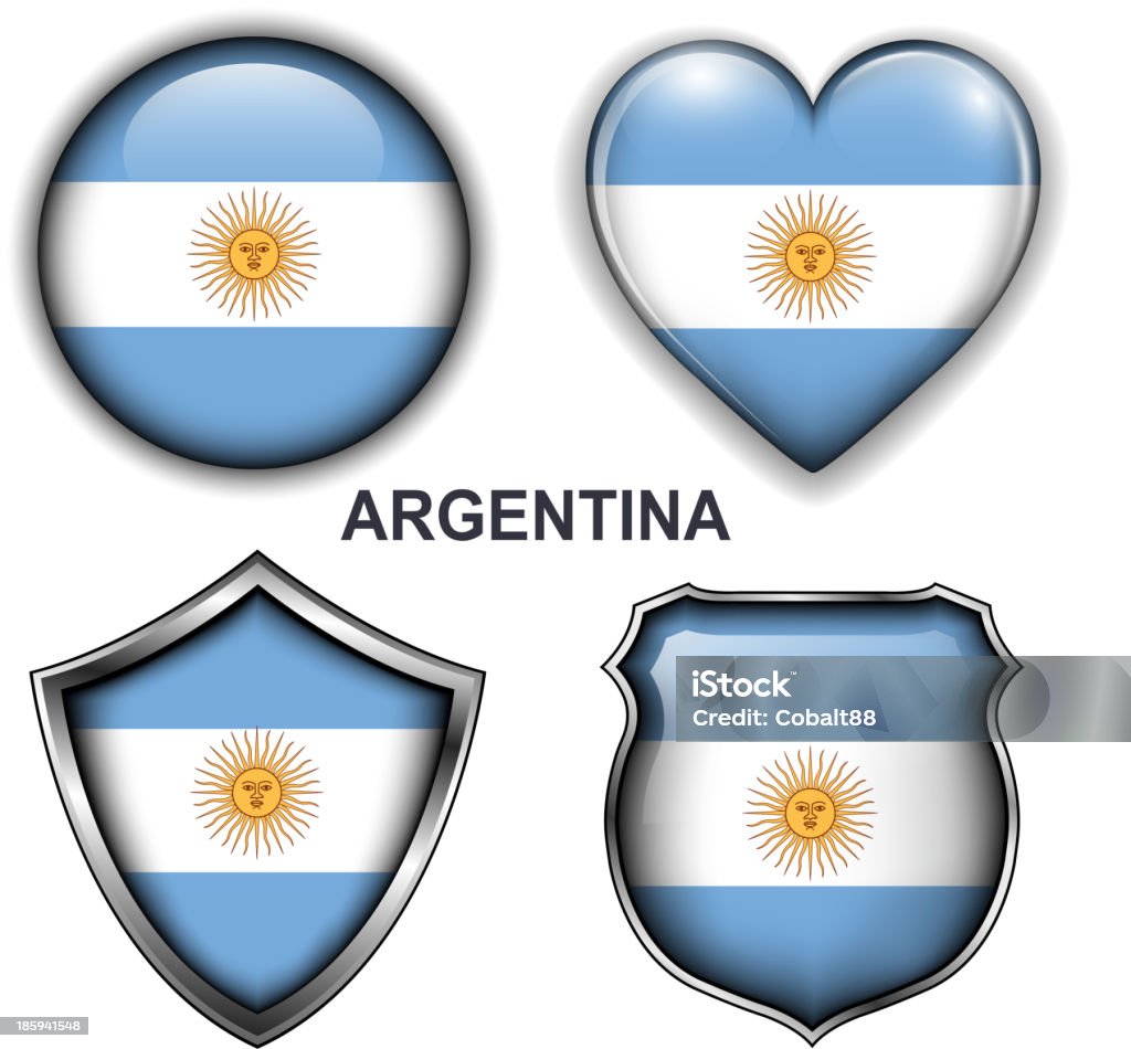 Ícones da Argentina - Royalty-free Argentina arte vetorial