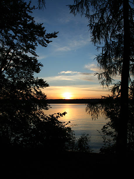 istock sunset at the starnberger see 185943612