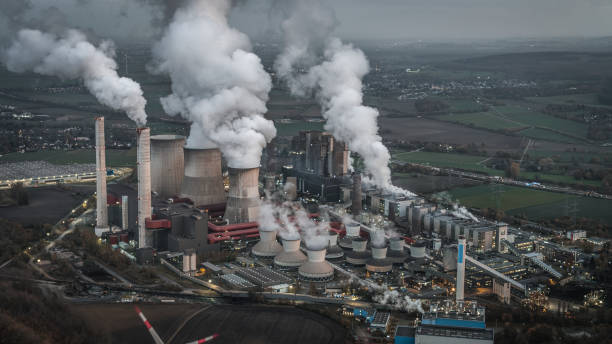 istock Aerial view of coal fired power station Weisweiler 1859458982