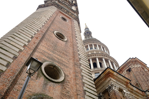 Dome and basilica of San Gaudenzio. The dome, symbol of the city of Novara, was designed by the architect Alessandro Antonelli.