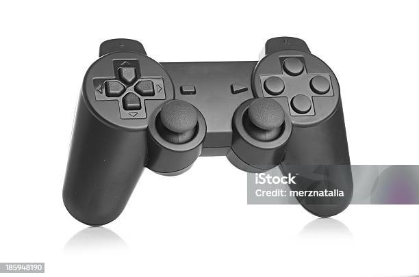 Gamepad Sobre Fundo Branco - Fotografias de stock e mais imagens de Brand Name Video Game - Brand Name Video Game, Computador, Comunicação