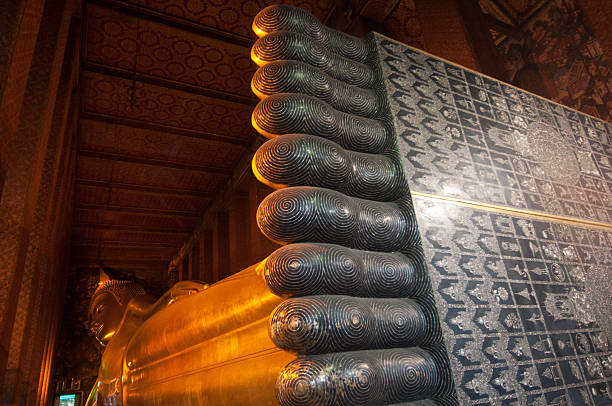 istock footsteps of Reclining Buddha 185948223