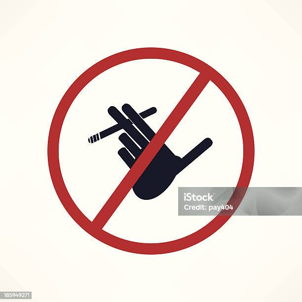 Знак Не Курить — стоковая векторная графика и другие изображения на тему No - английское слово - No - английское слово, Бар - питейное заведение, Блестящий