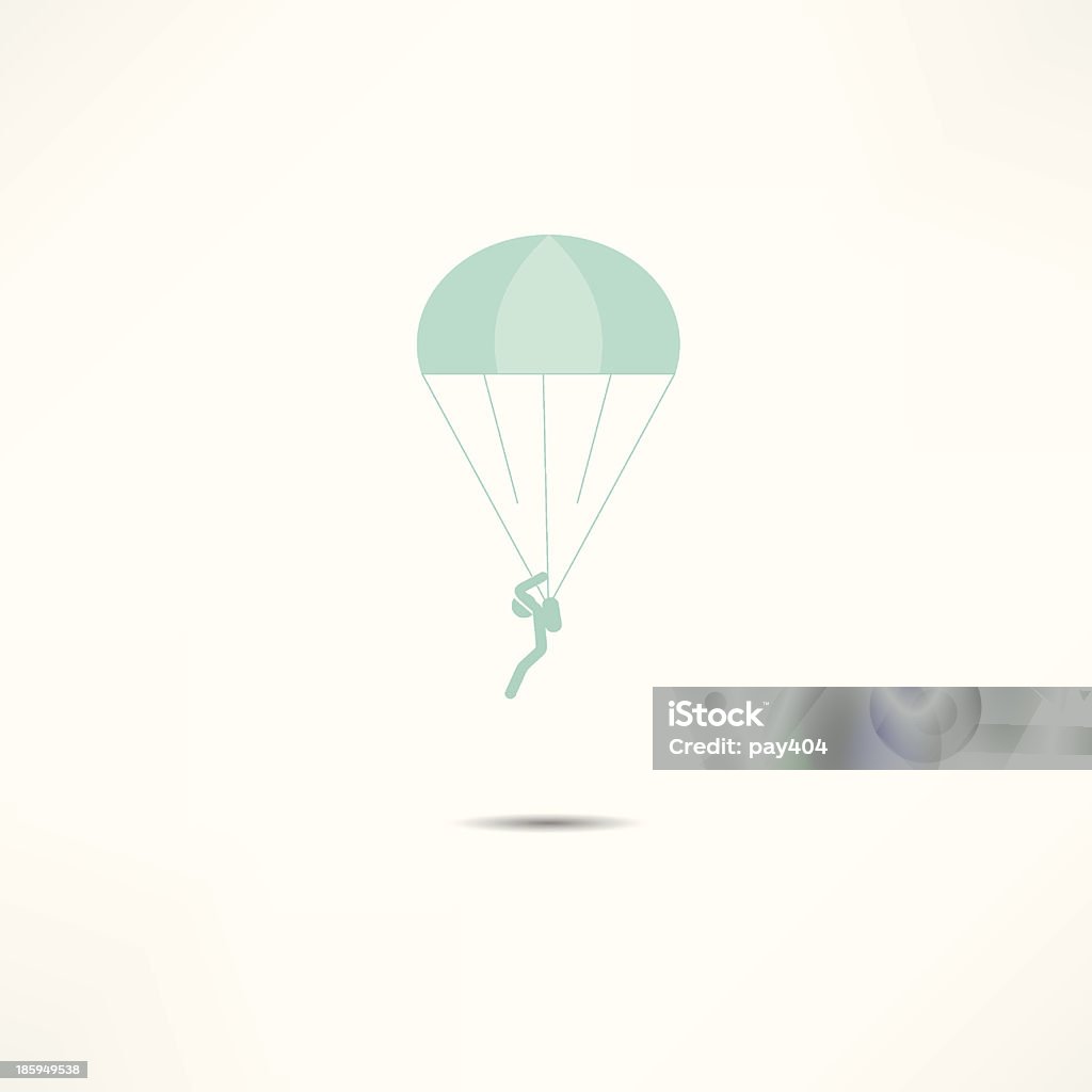 skydiver icono - arte vectorial de Paracaidismo libre de derechos