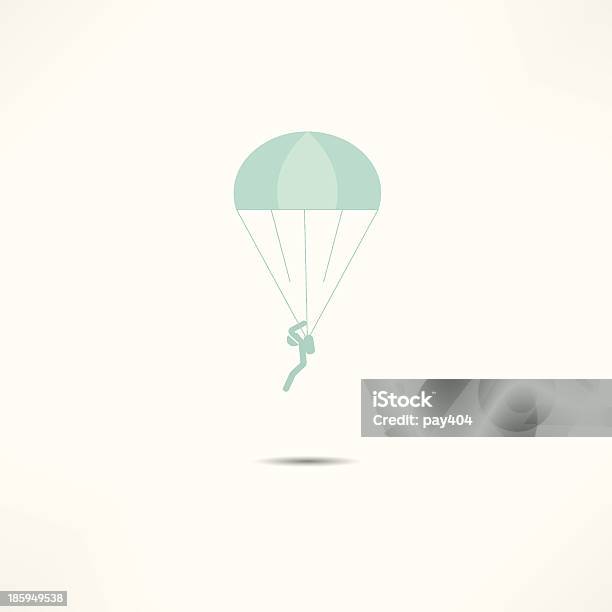 Skydiver Icon Stock Illustration - Download Image Now - Parachuting, Activity, Adult