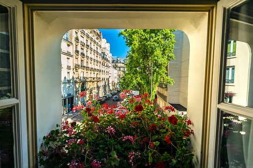 View of Paris from a window