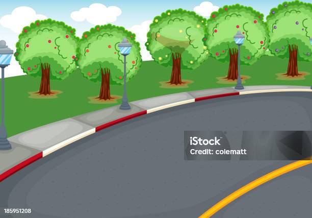 Ilustración de Ruta De y más Vectores Libres de Derechos de Acera - Acera, Acero, Aire libre