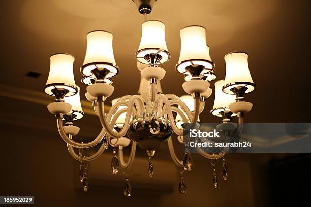 Chandalier Lamp Stock Photo - Download Image Now - Brightly Lit, Centerfield View, Chandelier