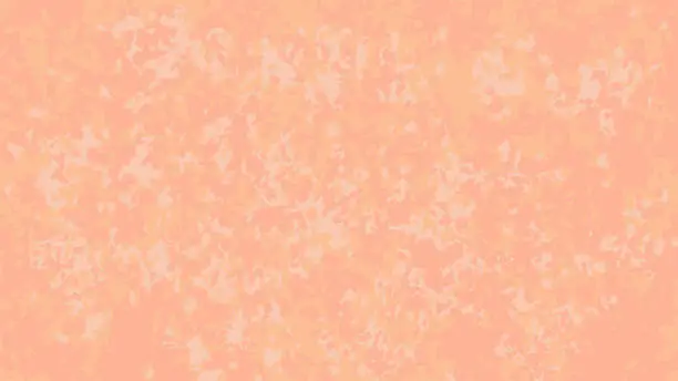 Vector illustration of Abstract background texture with color Peach. Abstract spots and blots in shades of peach. Vector illustration, Ideal for web design, graphic design, and backgrounds