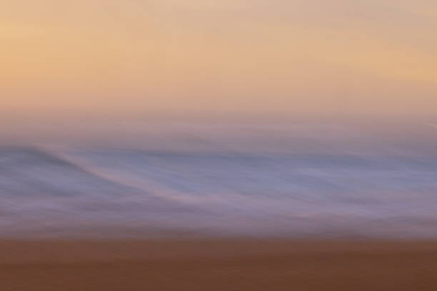 Stunning , moody, abstract images capturing the subtle early morning light on a beach in Barcelona