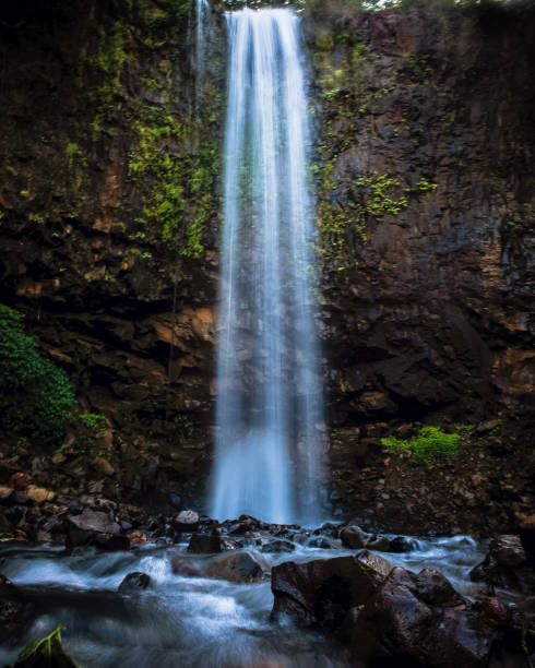 Sundi Waterfall in Maharashtra, captured with a long exposure for a serene view.