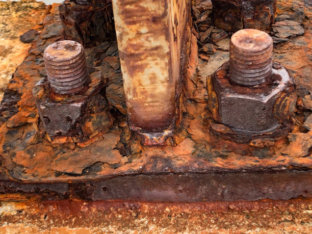 istock Two Bolds and nuts got extreme corrosion 1859593471
