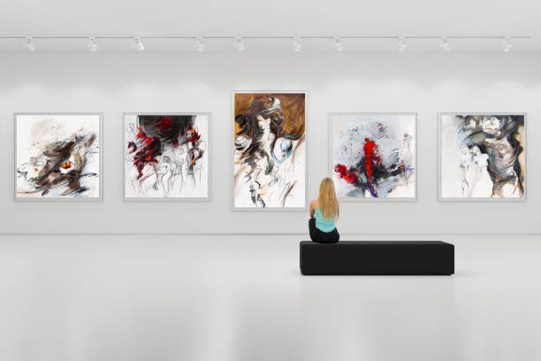 istock Artist's collection in the exhibition hall 1859608622