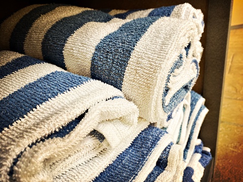 Towels at a Hotel Pool