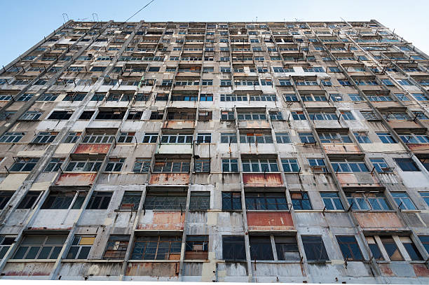 istock Abandoned building in Hong Kong 185965417
