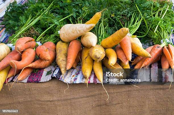 Zanahorias Foto de stock y más banco de imágenes de Agricultura - Agricultura, Alimento, Colección