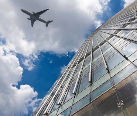 Dcm High Rise Highrise Building In Blue Sky Skyscraper Stock Photo - Download Image ...