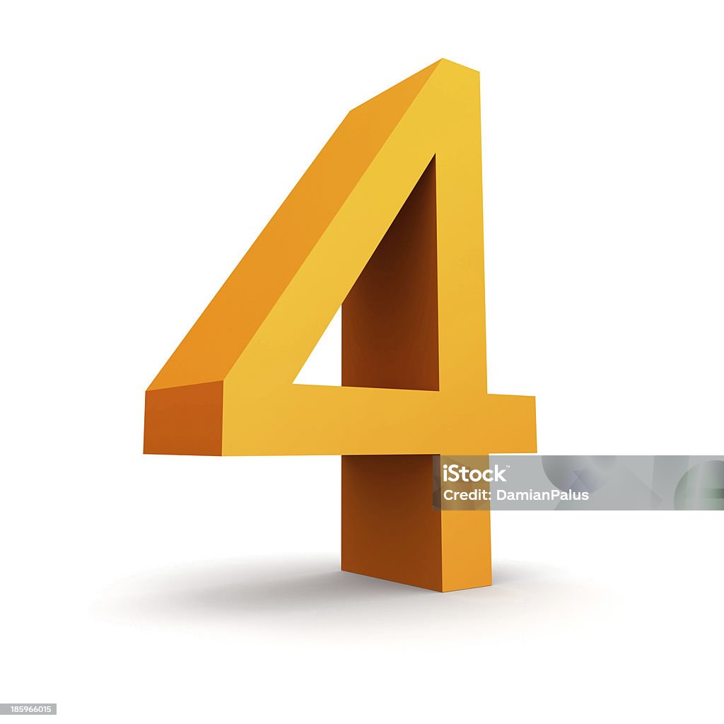 Numero 4 - Foto stock royalty-free di Affari