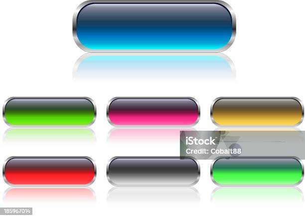 Patterned Web Button Icons For Computer Web Buttons Stock Illustration - Download Image Now - Blue, Computer ...
