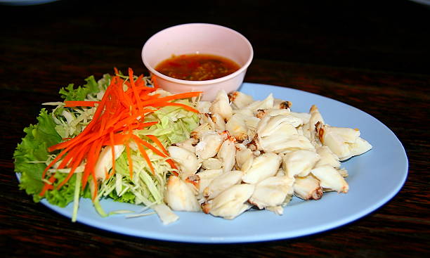 istock crab and spicy sour sauce 185967361