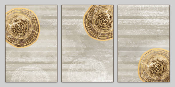 istock ancient thai style wall poster artwork. paint background with golden, marbled swirl circles 1859675374