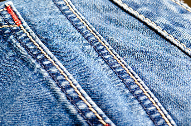 istock Texture of blue jeans 185972260