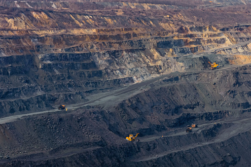 View on iron ore quarry in Ukraine