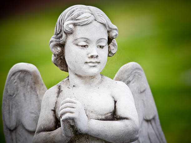 istock Beautiful Sculpture at a Melbourne Cemetery 185973228