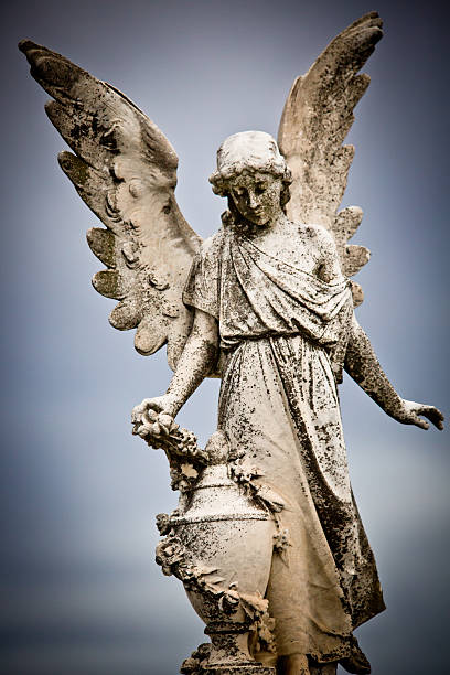 istock Beautiful Sculpture at a Melbourne Cemetery 185973509