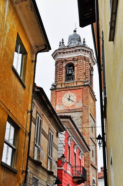 istock Bell tower of La Morra 185973974