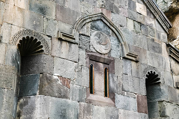 istock medieval geghard monastery in Armenia 185974396