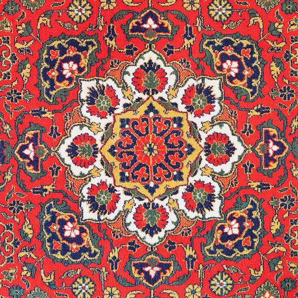 istock ornament of Central Asian carpet 185974865