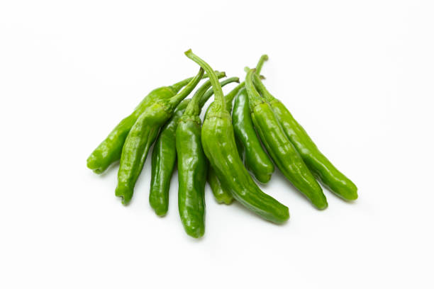 istock Shishito peppers on a white background. 1859765796
