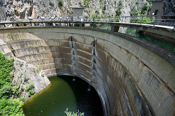 istock Famous dam in canyon Matka, Macedonia 185978222