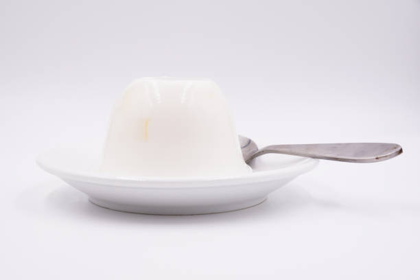 istock Yogurt and coconut cream jelly 1859797806