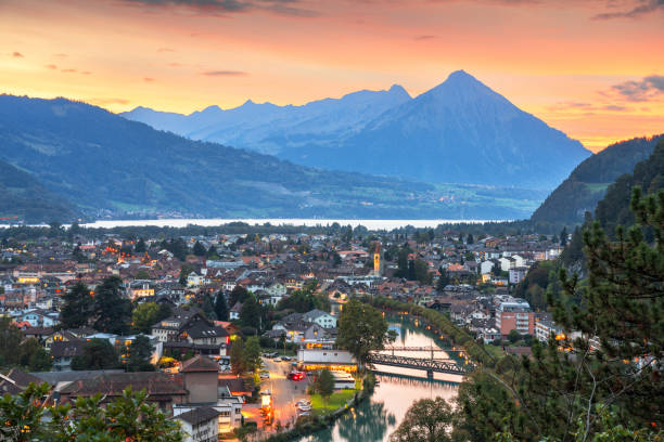 istock Unterseen, Switzerland overlooking the Aare River 1859797818