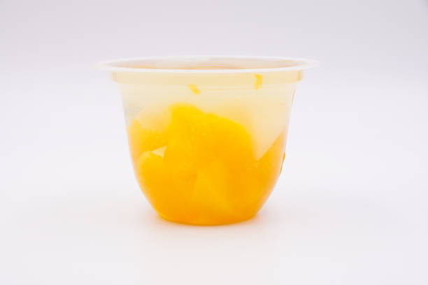 istock Mixed fruit jelly with peach, orange and pineapple 1859798202