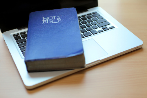 read bible first before working with laptop