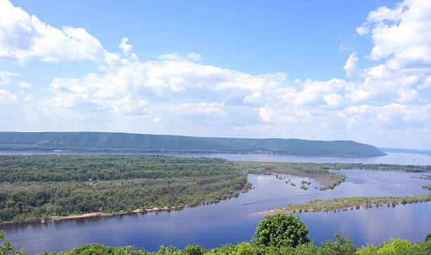 istock Russia, Samara city, great river Volga 185982884