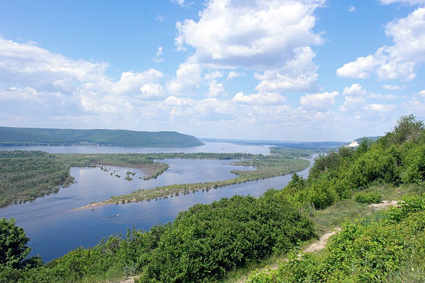 istock Russia, Samara city, great river Volga 185982886