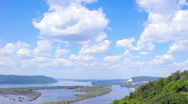 istock Russia, Samara city, great river Volga 185982887